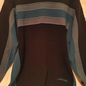 Vintage 1990's BADGE, Size Large, Long Sleeved Grandpa Sweater, 100% Acrylic